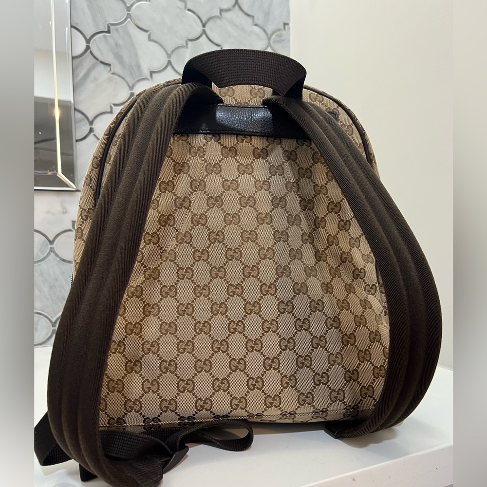 GUCCI TOP ZIP BACKPACK MONOGRAM - Picture 4 of 7